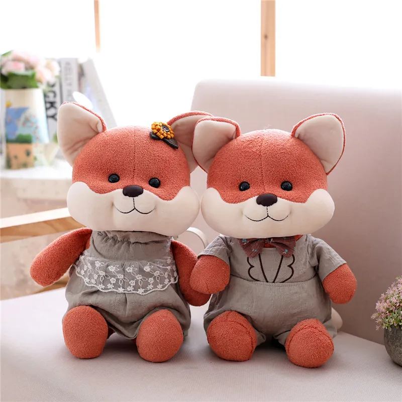 cute cartoon fox/mouse/rabbit/pig plush toys stuffed animal soft doll couple toy kids toys birthday gift for gitl and boy cute cartoon fox/mouse/rabbit/pig plush toys stuffed animal soft doll couple toy kids toys birthday gift for gitl and boy