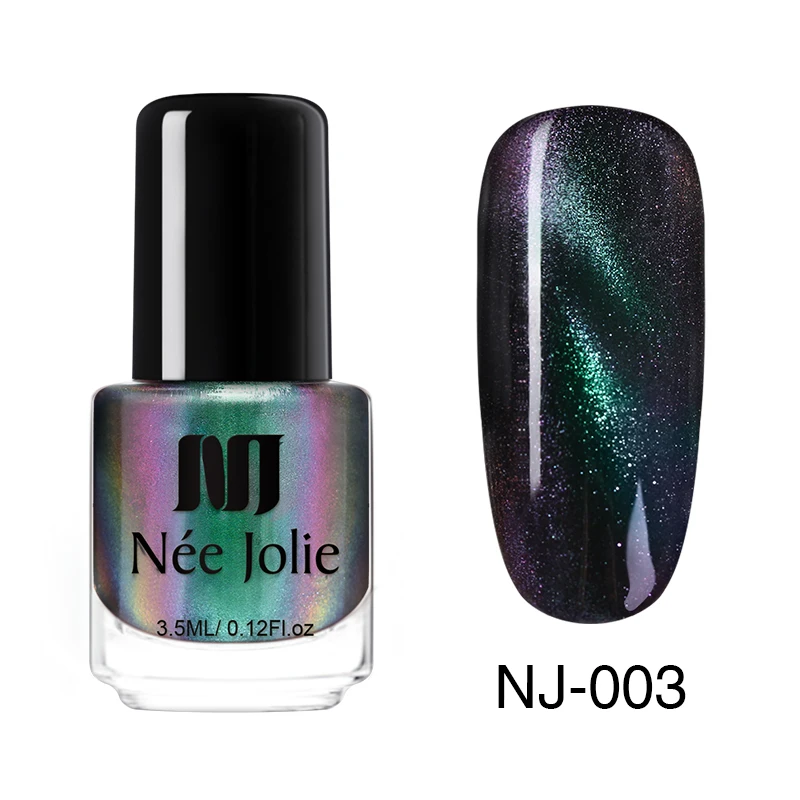 Pattern 2 NJ-003 NEE JOLIE лак для ногтей с эффектом «кошачий глаз» 22 цвета 3D магический лак магнит магнитный лак для ногтей маникюр лак для ногтей праймер - Цвет: Pattern 2 NJ-003