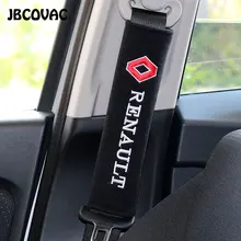 Car Protect Seat Belt Cover Car Styling Interior Accessories Case For Renault Megane 2 Duster Fluence Logan Captur Clio 2pcs/lot