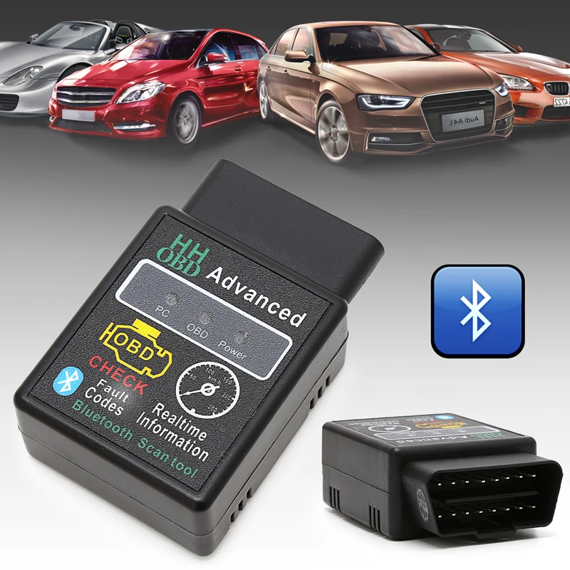 ELM327 v2.1 OBD 2 OBD-II Авто Bluetooth сканер с диагностическим интерфейсом Android