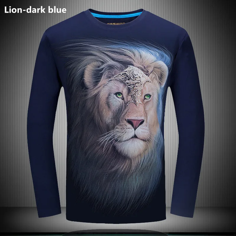 Lion-dark blue