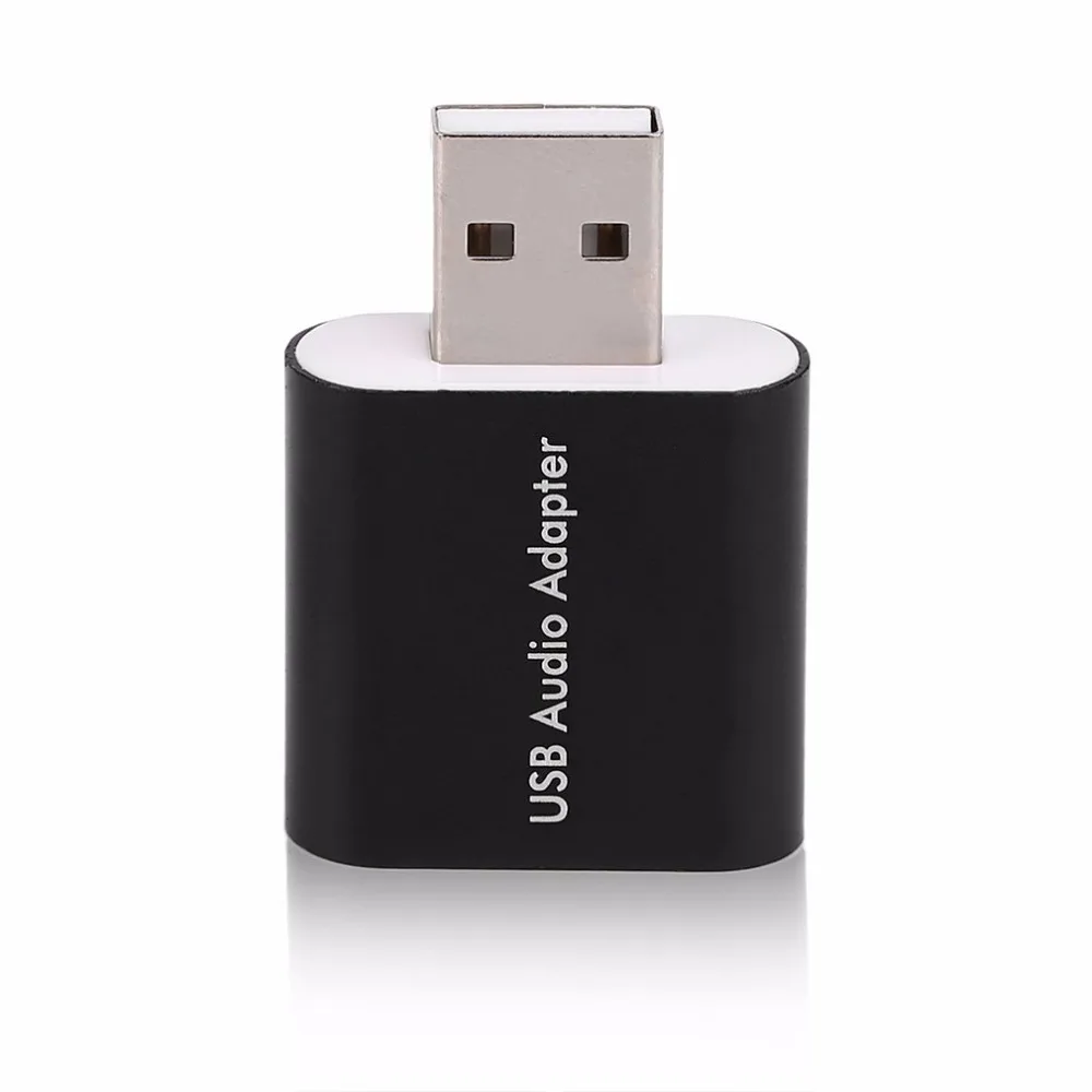 Внешний USB 2,0 7,1 CH Виртуальная Звуковая карта адаптер конвертер ноутбук