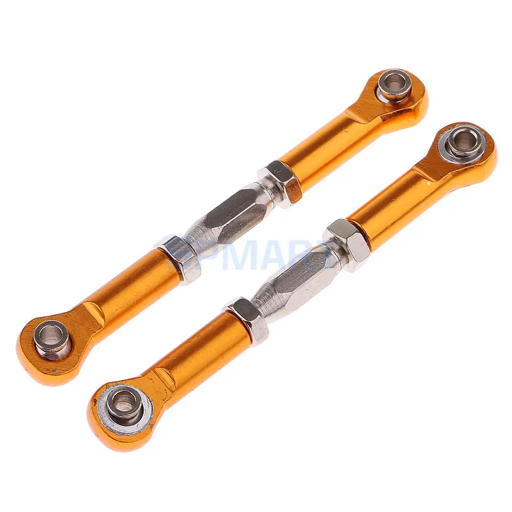 6Pcs 1/10 RC Car Steering Servo Linkage Turnbuckle Front Rear 166617 166017 106017 for Redcat HSP Truck