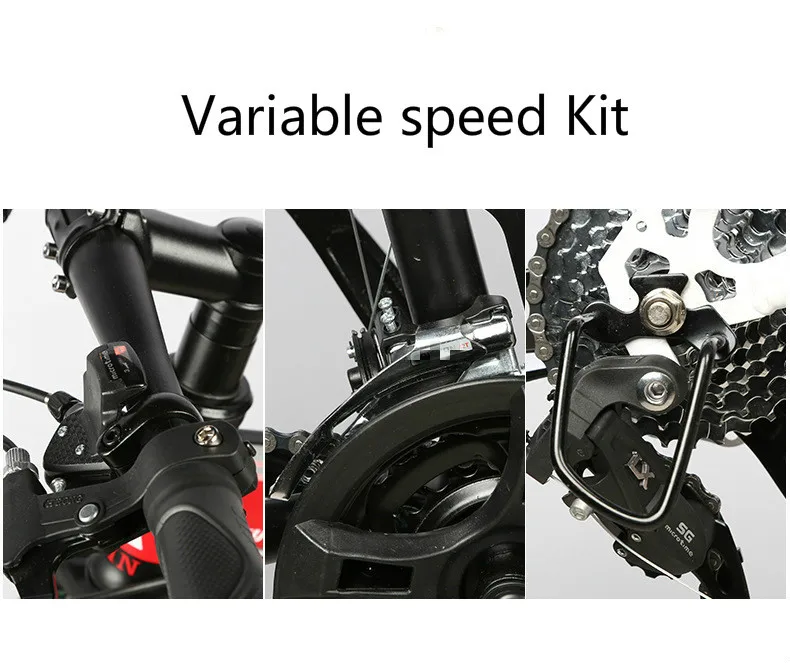 Excellent 26 Inch Folding Mountain Bike 21-30 Speed Double Shock Absorption Spoke Wheel Speed Bicycle 7