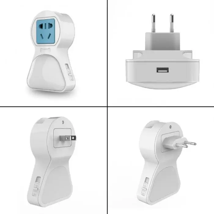 Умная розетка с оптическим управлением светодиодный usb-интерфейс для зарядки ALI88
