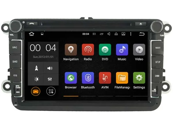 

Android 8.1.0 2GB ram car dvd Audio player FOR SKODA/SEAT/golf 5/6/TOURAN/ TIGUAN/CC auto head units 3g DVR tape recorder gps