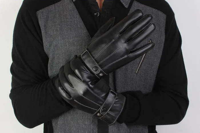 Мужские мотоциклетные перчатки moto guantes PU мужские кожаные перчатки зимние теплые перчатки и варежки NOVE15