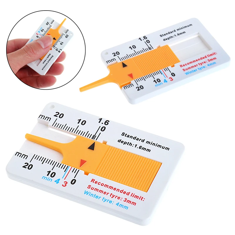 Инструмент для измерения глубины протектора шин для автомобиля, мотоцикла, прицепа, автофургона, колеса, инструмент для технического обслуживания, инструменты для ремонта шин