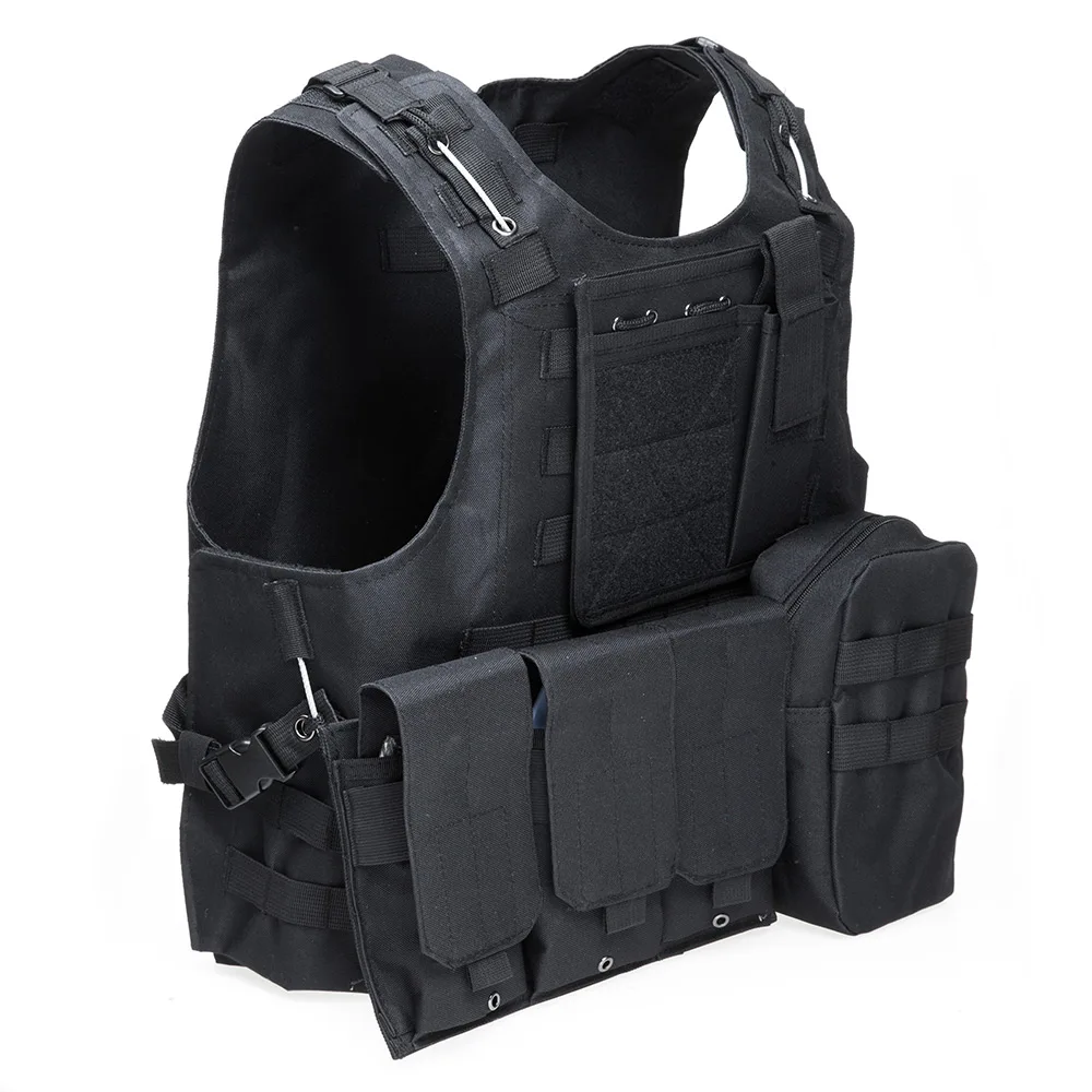  Outlife USMC Airsoft CS Military Tactical Vest Molle Combat Assault Plate Carrier Tactical Vest Out