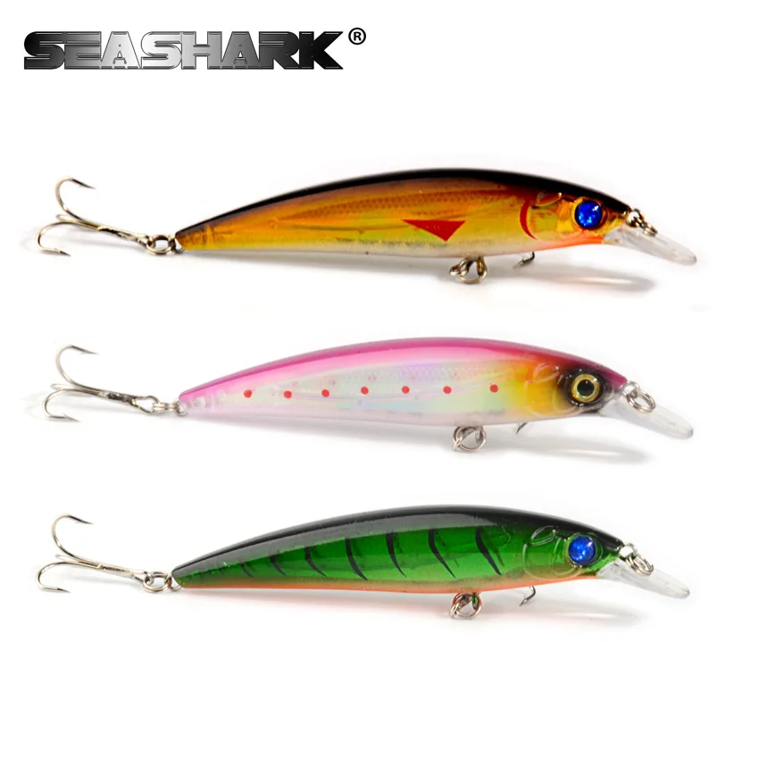 SEASHARK 10 цветов 1 шт. блесны пескари 13 г 11 см Рыбалка приманки искусственные