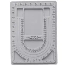 Флокированные бусины доска браслет Бисероплетение ювелирные изделия Органайзер лоток DIY ремесло инструмент