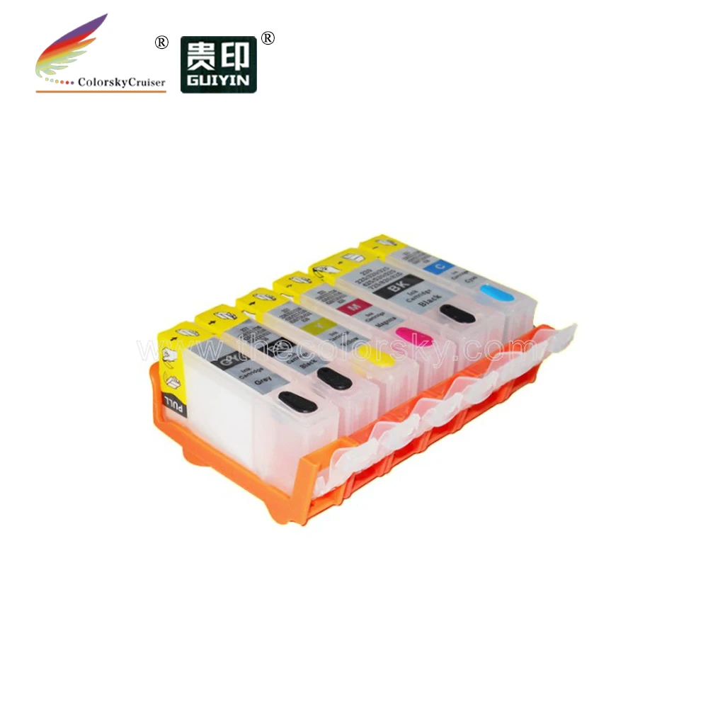 (RCC525-6) перезаправляемый картридж для Canon PGI525 CLI526 pgi-525 cli-526 pgi 525 PG PG525 PIXMA MG6150 MG8150 |