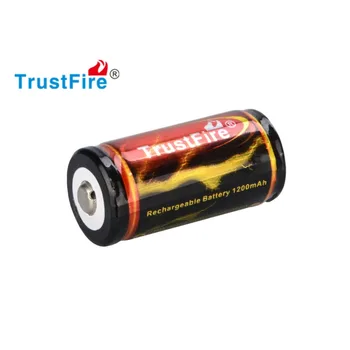 

4pcs/lot Trustfire bateria 3.7v 1200mah 18350 rechargeable lithium Protected battery for led flashlight
