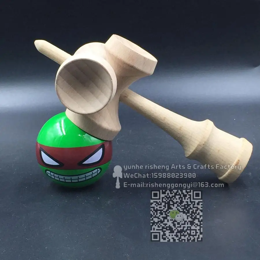 100 шт kendama pu paint ball ninja Профессиональный game 5 cup|ball cup game|ball tapecup watch |