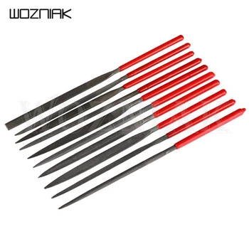

Woznial 10Pcs Assorted Shape and Grit Long Diamond Coated Needle Files Set New