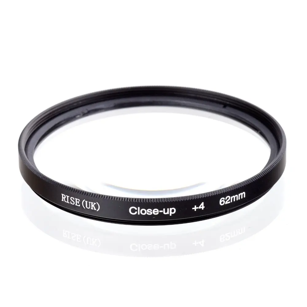 RISE(UK) 62mm Macro Close Up +4 Close Up Filter for All digital cameras
