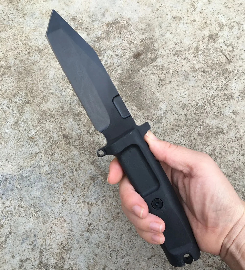 Vellance Utility Fixed Blade Knife 5Cr13Mov Blade Rubber Handle Camping Hunting Knives Titanium Black Survival Multi Knife Tools Vellance Utility Fixed Blade Knife 5Cr13Mov Blade Rubber Handle Camping Hunting Knives Titanium Black Survival Multi Knife Tools