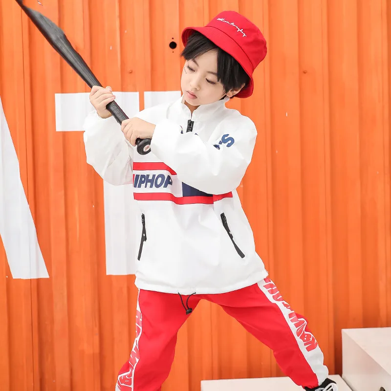 Foreign Trade Hip Hop Children's Clothing Sport Set 2018 New Spring Boys Street Dance Clothes Kid Snake Pattern Loose Suit (5)