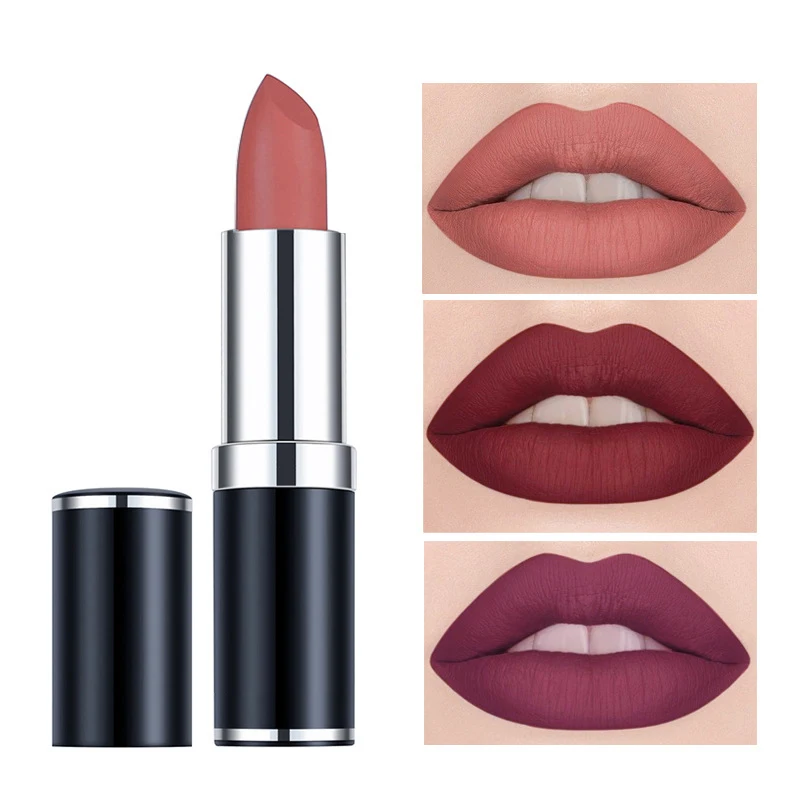 

Matte Lipstick Moisturizing Long Lasting Professional Lipstick Matte Waterproof Velvet Lipstick Beauty Lips