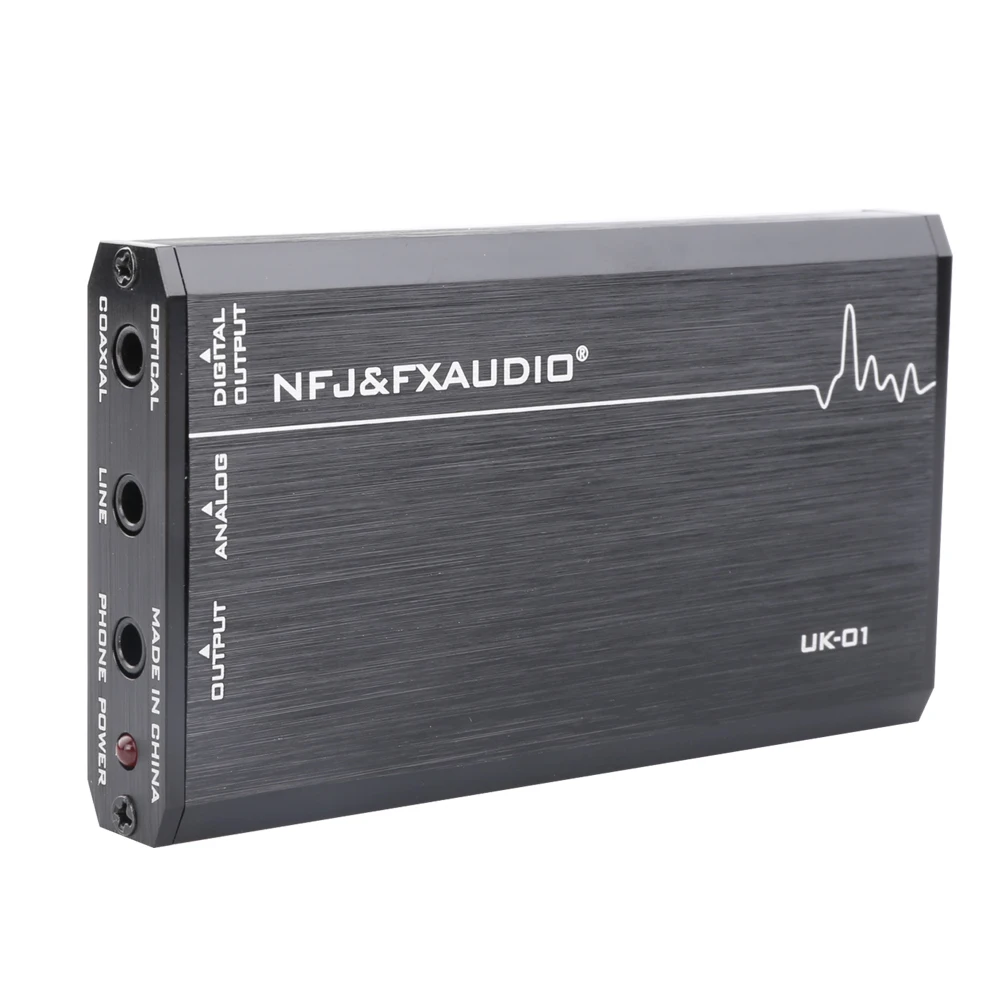NFJ FXAUDIO UK 01 MINI Audio External USB Sound Card Driveless Portable Headphone Amplifier Amp Output CM6533 MAX9722
