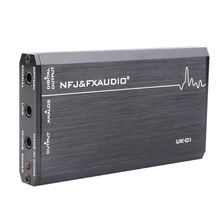 NFJ FXAUDIO UK 01 MINI Audio External USB Sound Card Driveless Portable Headphone Amplifier Amp Output CM6533 MAX9722