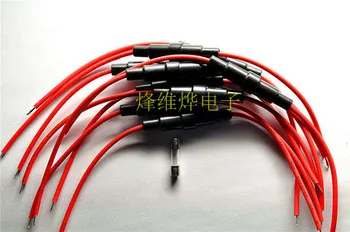 

Free package mail 5 * 20 mm fuse holder with a fuse casing pipe line/insurance 0.75 thick line (20)