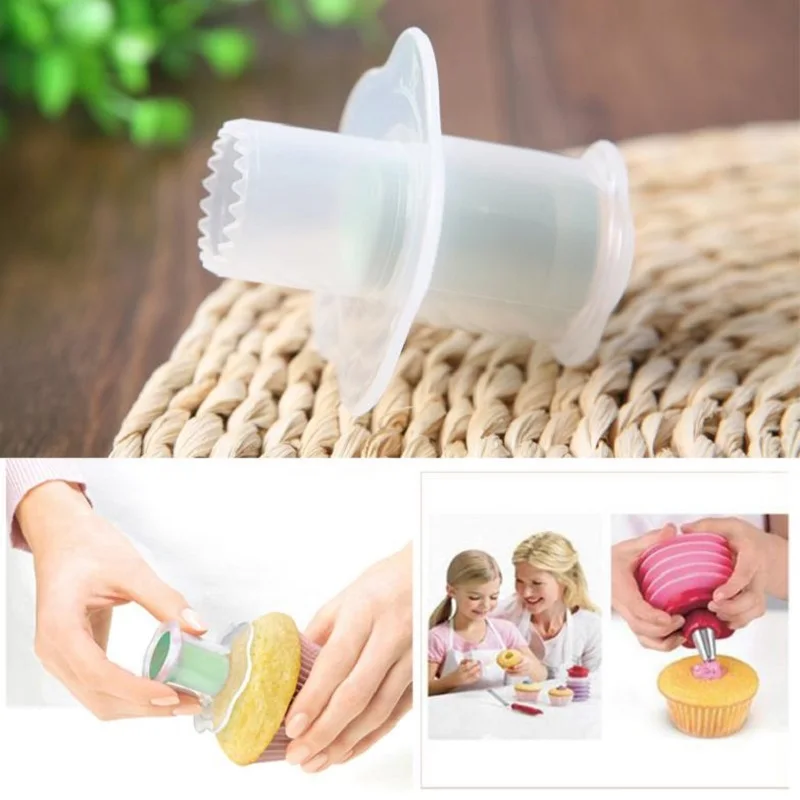 

Cake Tools Cupcake Plunger Cutter Creative DIY Cake Corer Decorating Divider
