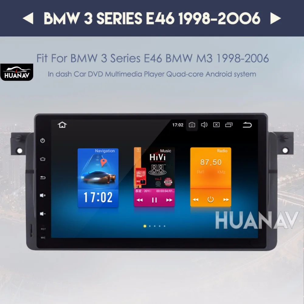 Auto Radio Player Gps Di Navigazione Per Bmw E46 M3 3 Serie 1998-2005 Multimedia Stereo 1 Din Radio Gps Android8.0 Android7.1 Unità