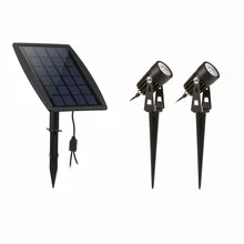 Водонепроницаемый IP65 уличный садовый светодиодный светильник на солнечной батарее, супер яркость, садовый светильник, ландшафтный Точечный светильник s