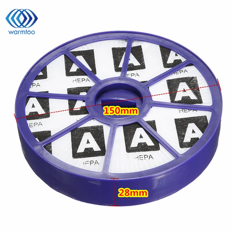 

1PC New Blue + White HEPA Filter For Dyson DC19 DC20 DC21 DC29 Pre Post Motor Vacuum Cleaner 150mm*28mm