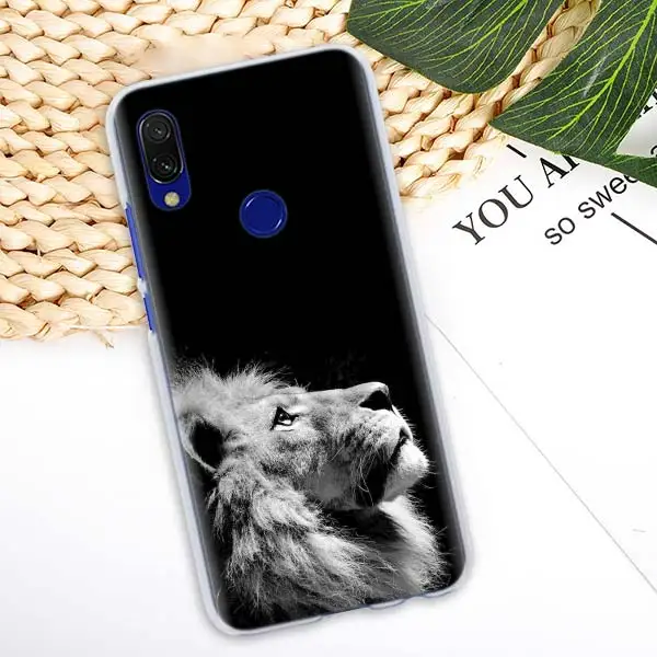 Большой лев тигр Животные чехол для Xiaomi Redmi Note 7 Pro 7 6 5 плюс 5A 6A 4X S2 GO Pocophone F1 Футляр для телефона - Цвет: 11