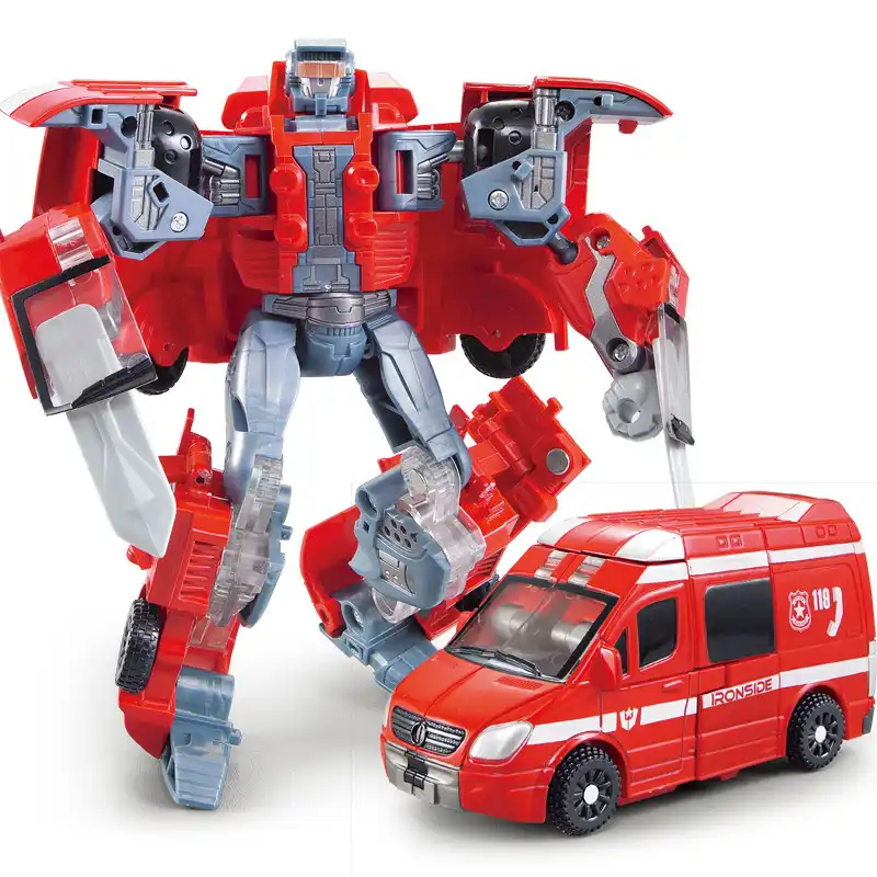 red ambulance toy