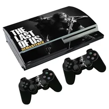 Последняя из нас наклейка на кожу для PS3 Fat playstation 3 консоль и контроллеры для PS3 скины виниловая клеящаяся пленка