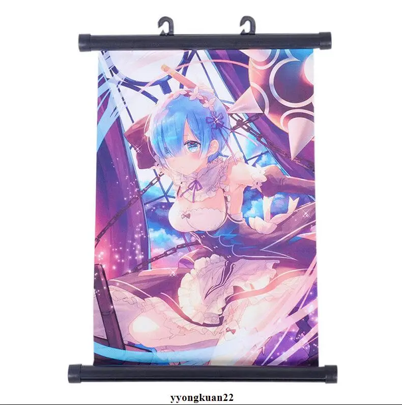 Neu аниме постер Re: Zero Kara Hajimeru Isekai Seikasu Rem домашний декор прокрутка стены японский