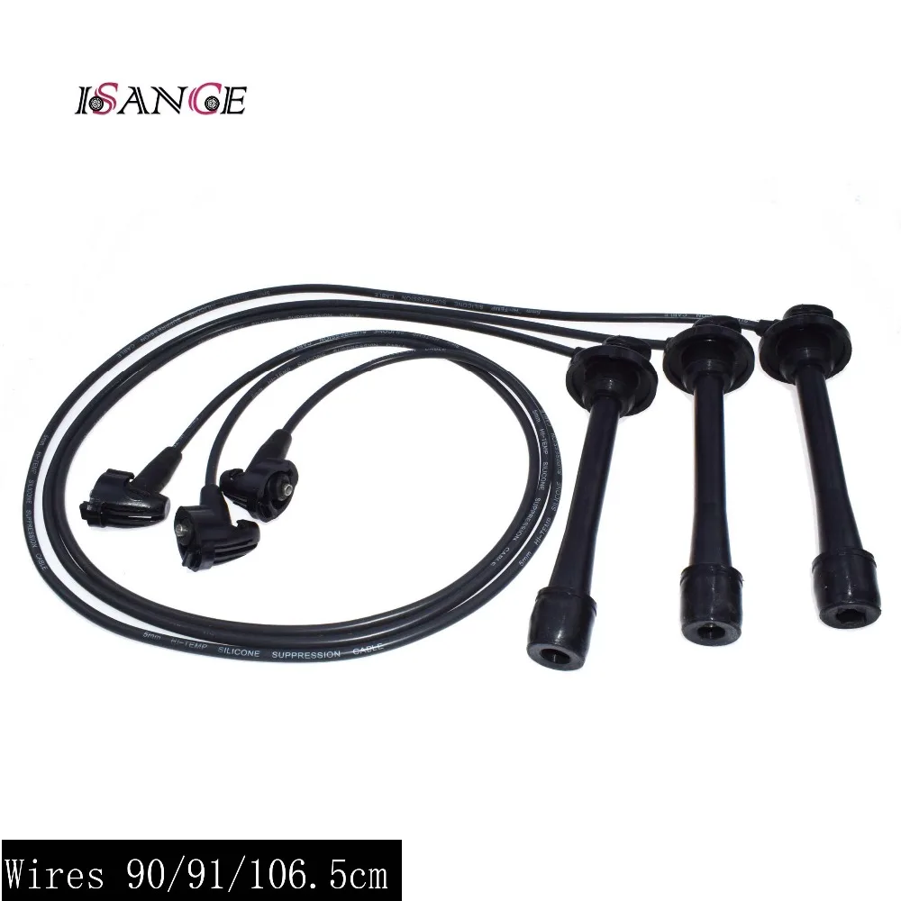 Isance 4412 Ignition Spark Plug Wire Set For Toyota Tundra