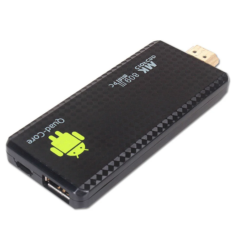 MK809III мини ТВ Stick Android 4,4 шт. 4 ядра RK3188T 2 г/8 г Wi-Fi ТВ Media Player Bluetooth XBMC DLAN ТВ ключ Stick