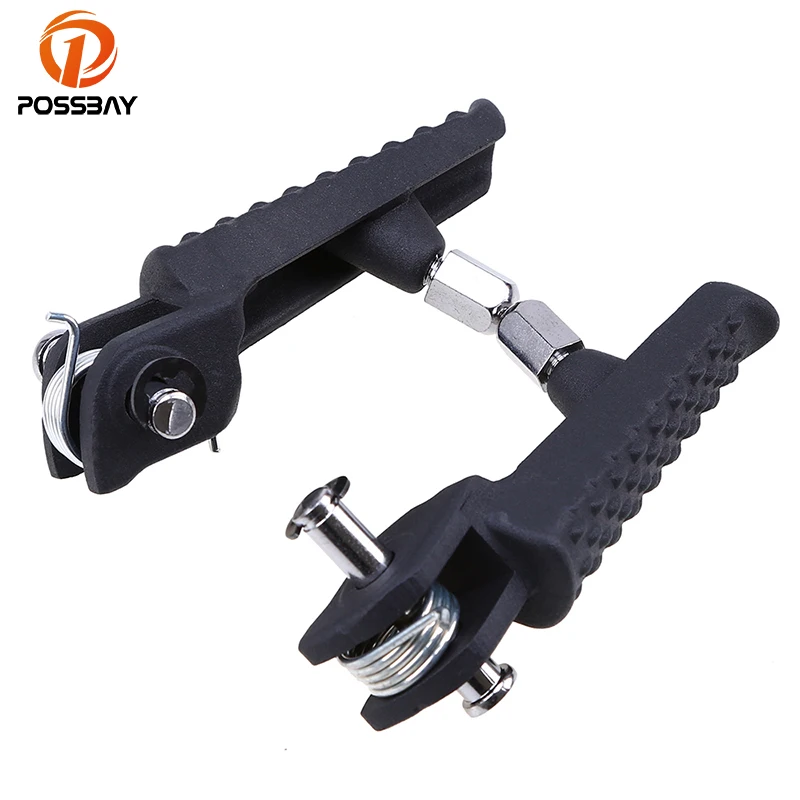 

POSSBAY Black Motorcycle Foot Rests for Moto Foot Pegs ATV for Yamaha YZF R1 YZF R6 R6S 2004 2005 2006 2007 2008 Moto Footrest
