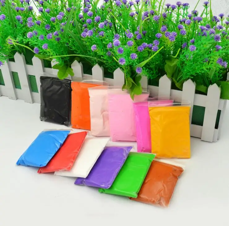 Bag Package 12 colors Super Light Colored Clay Play Dough Jumping Air