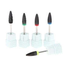 5 шт. маникюрные инструменты для нейл-арта комплекты шлифовальных насадок Полирующий гвоздь гелевые инструменты