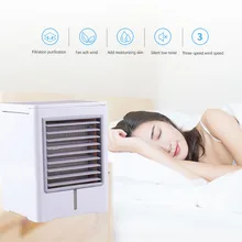 Usb зарядка полный экран чувствовать себя Смарт мини портативный кондиционер вентилятор воздушного охлаждения черная технология полный экран сенсорный