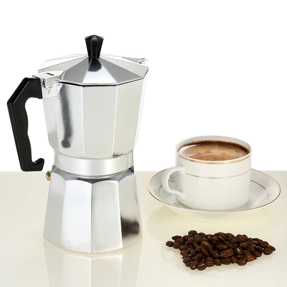 

Coffee Pot Coffee Maker 3Cup/6Cup/9Cup/12Cup Espresso Percolator Stovetop Mocha Pot for Use on Gas or Electric Stove