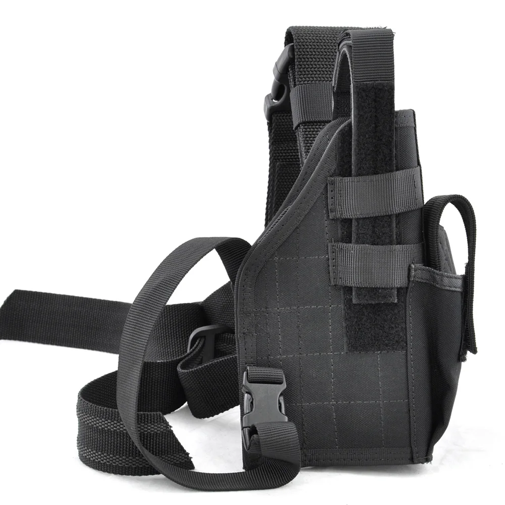 Hot Sale 1000d Cordura Nylon Black Hawk Gun Leg Bags Drop Leg Gun