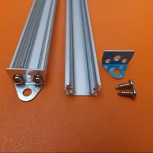 Анодированный алюминиевый светодиодный контур/Алюминиевые направляющие для led-полос теплоотвод производство/алюминиевый радиатор с крышкой и концевыми колпачками