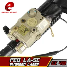 EX419 элемент airsoft Военно-фонарик лазер комбо ла-5С реч УХП внешний вид зеленый лазер и фонарик охотничье оружие света