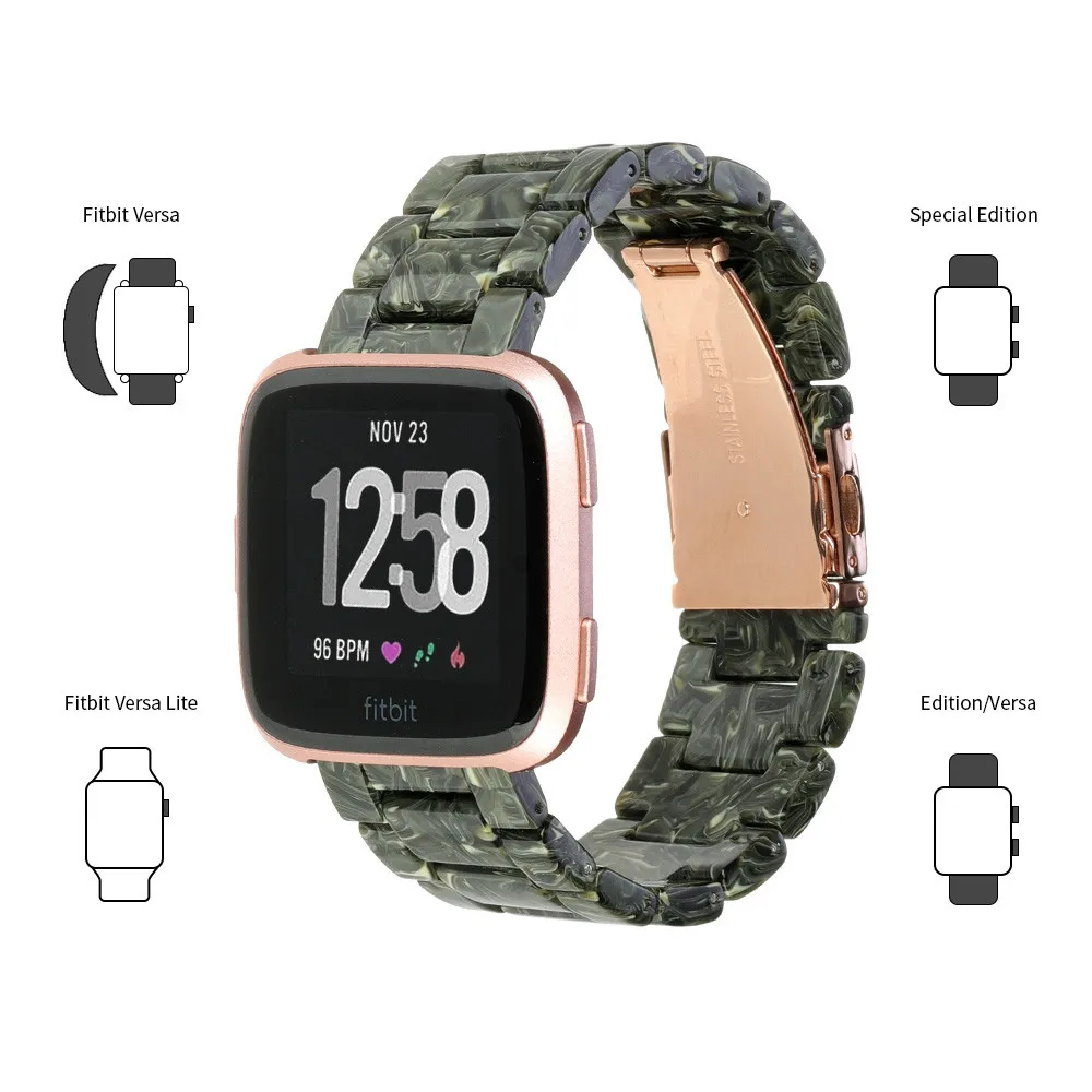

Fitbit Watchband for Versa/Versa watch strap Edition/Versa Quick Release Strap Resin Band Wrist Bracelet