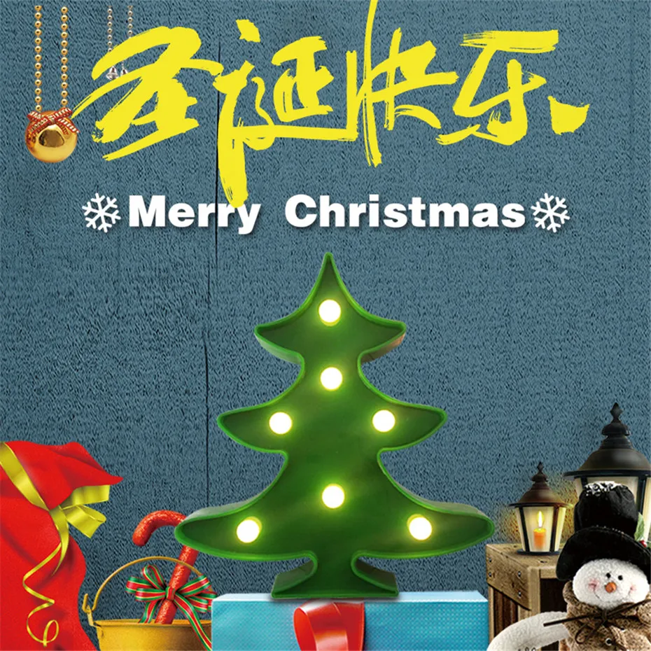 Christmas tree night light LED night lamp lighting