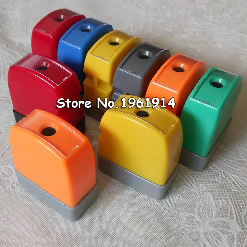 

10Pcs Rectangle 10x27mm Keychain Rubber Pad Holder for Portrait Shell Photosensitive Material Flash Stamping Making