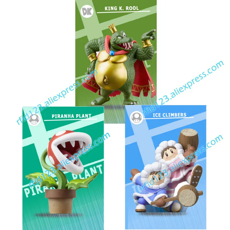 

Super Smah Bro. Amiibo Card for LINK SNAKE IVYSAUR SQUIRTLE