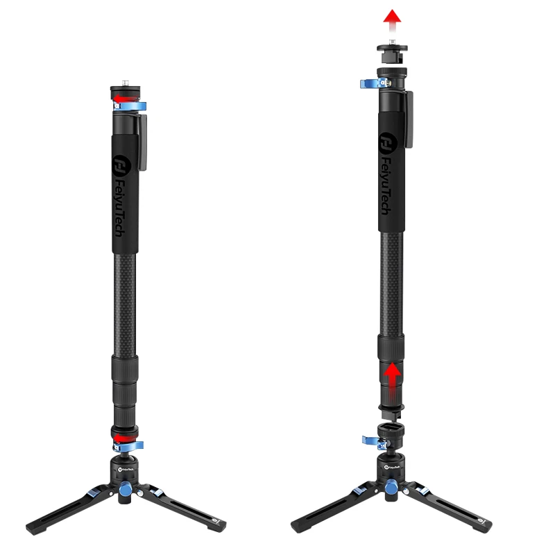 

Multifunction Carbon fiber monopod Superb quality unipod Extended to Professional Tripod video monopod for camera camcorder