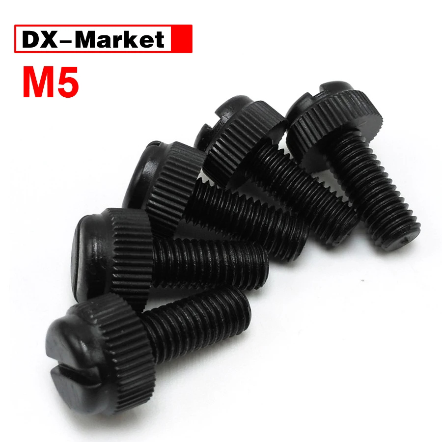 m5 nylon thumb screw 8mm30mm, nylon knurled tighten bolt , waterproof